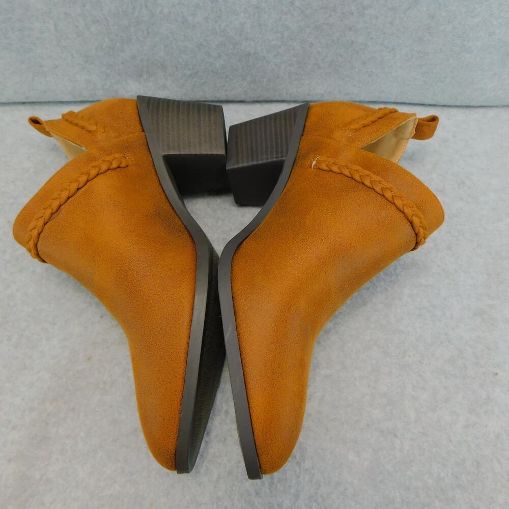 Journee Collection Women's Sophie Ankle Bootie Brown Size 7.5 - Picture 8 of 11